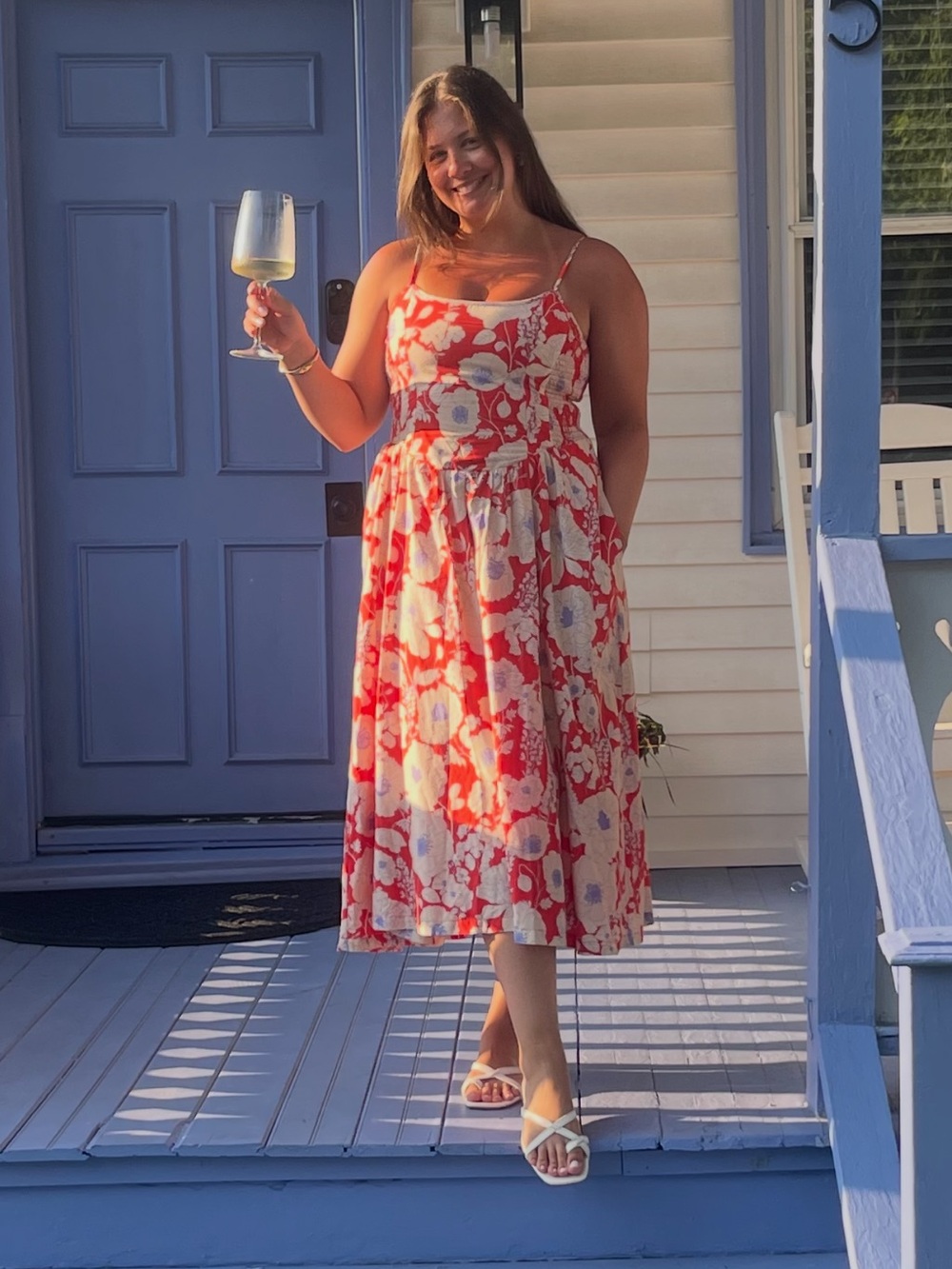 Maeve Cotton Midi Dress